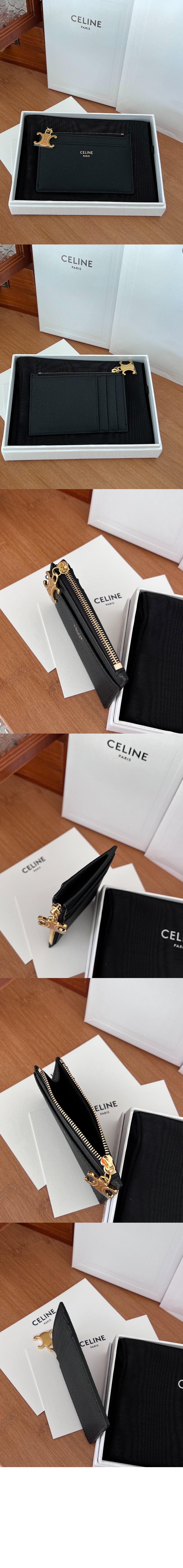 미러급레플리카사이트 | 명품레플리카 전문 쇼핑몰  | 하이퀄 - 트리옹프 참 지퍼 카드 지갑 10M083 &gt; 셀린느