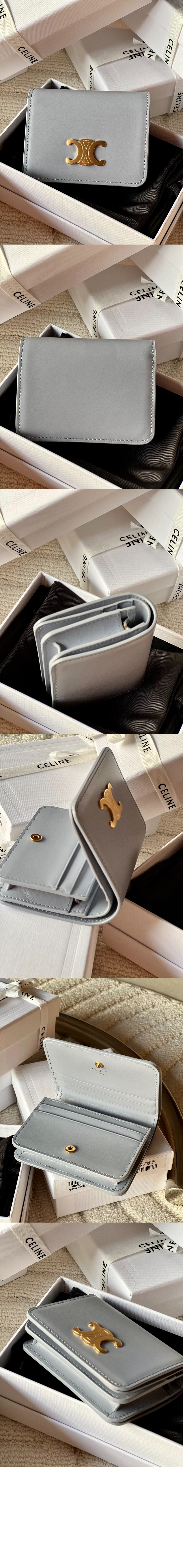 미러급레플리카사이트 | 명품레플리카 전문 쇼핑몰  | 하이퀄 - 트리옹프 컴팩트 지갑 샤이니 카프스킨 10K623 &gt; 셀린느