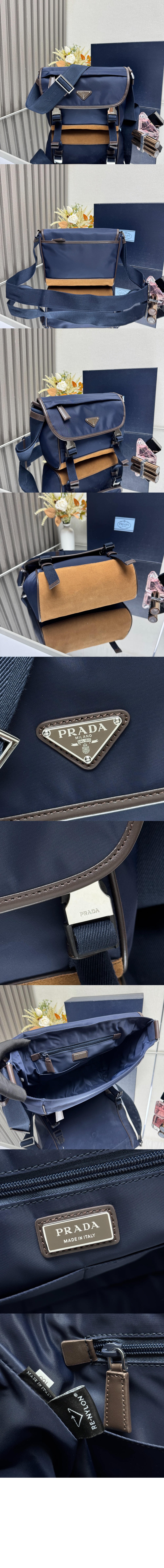 미러급레플리카사이트 | 명품레플리카 전문 쇼핑몰  | 하이퀄 - 미디엄 리나일론 및 가죽 숄더백 2VD066 &gt; 프라다