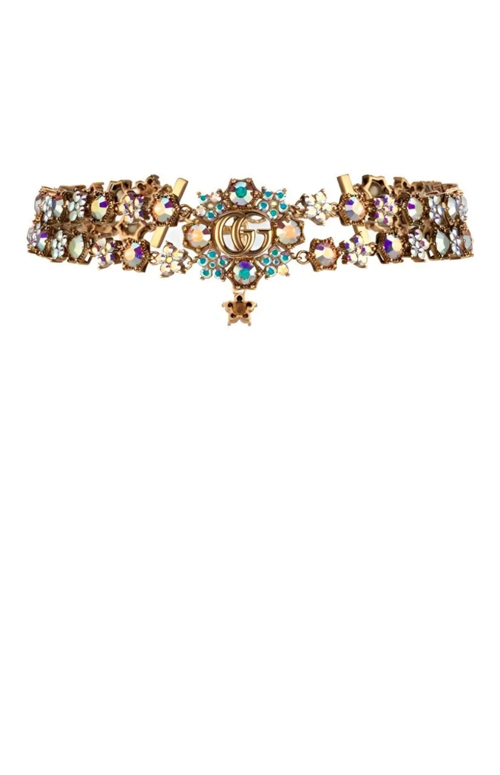 미러급레플리카사이트 | 명품레플리카 전문 쇼핑몰  | 하이퀄 - 더블 G 플라워 크리스털 목걸이 753867 > 구찌