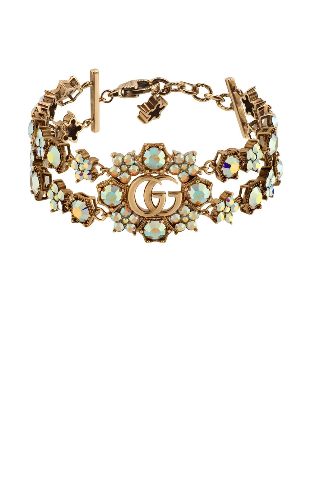 미러급레플리카사이트 | 명품레플리카 전문 쇼핑몰  | 하이퀄 - 더블 G 플라워 크리스털 팔찌 753867 &gt; 구찌