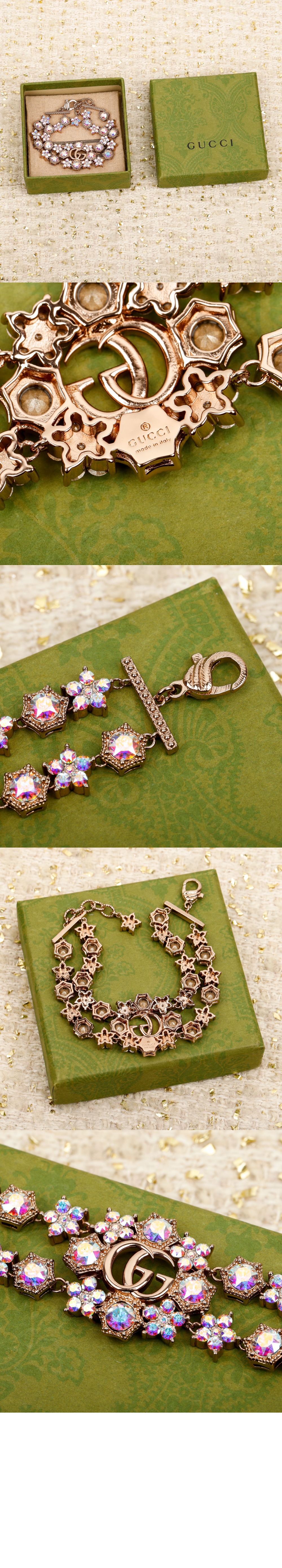 미러급레플리카사이트 | 명품레플리카 전문 쇼핑몰  | 하이퀄 - 더블 G 플라워 크리스털 팔찌 753867 &gt; 구찌