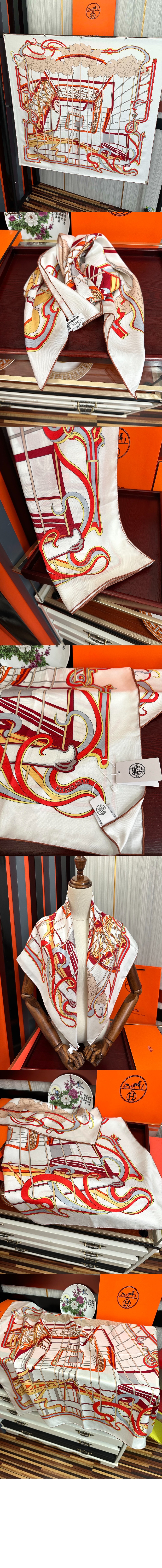 미러급레플리카사이트 | 명품레플리카 전문 쇼핑몰  | 하이퀄 - La Ligne Coup de Fouet 스카프 90 &gt; 에르메스