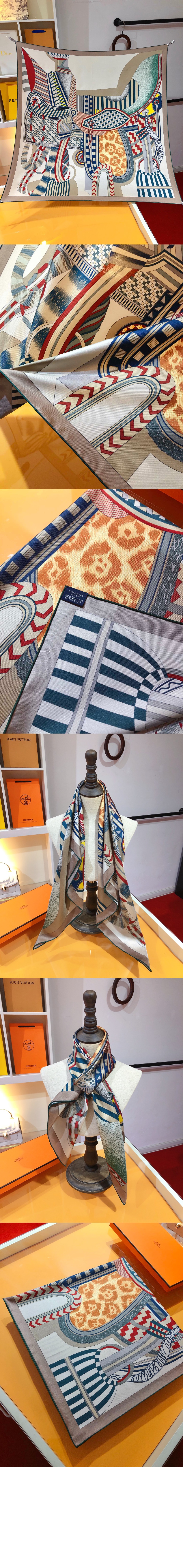 미러급레플리카사이트 | 명품레플리카 전문 쇼핑몰  | 하이퀄 - La Selle Imaginaire 스카프 90 &gt; 에르메스