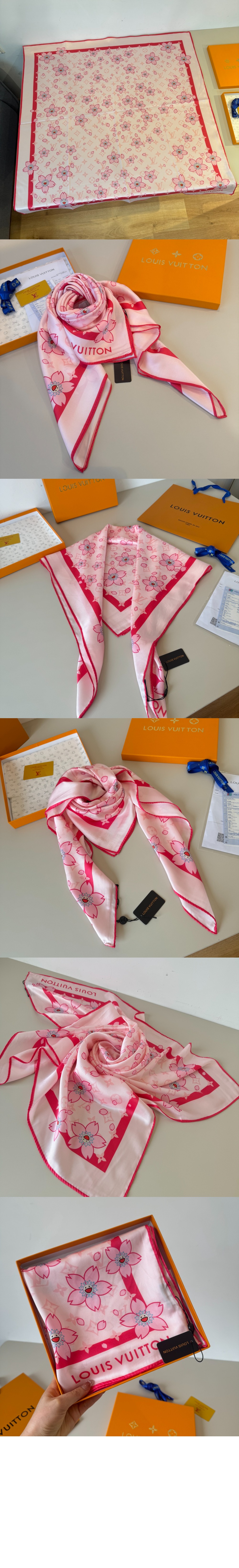 미러급레플리카사이트 | 명품레플리카 전문 쇼핑몰  | 하이퀄 - LV x TM 모노그램 체리 블라썸 스퀘어 90 M94964 &gt; 루이비통