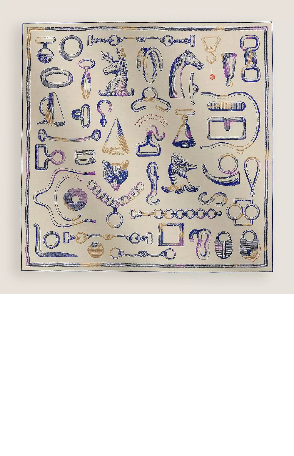 미러급레플리카사이트 | 명품레플리카 전문 쇼핑몰  | 하이퀄 - Inventaire Poetique pour un Conte Sellier  스카프 90 &gt; 에르메스