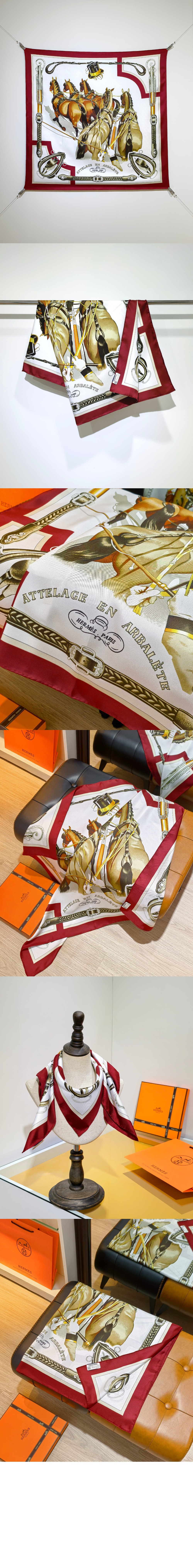 미러급레플리카사이트 | 명품레플리카 전문 쇼핑몰  | 하이퀄 - Attelage en Arbalete 포에버 스카프 90 &gt; 에르메스