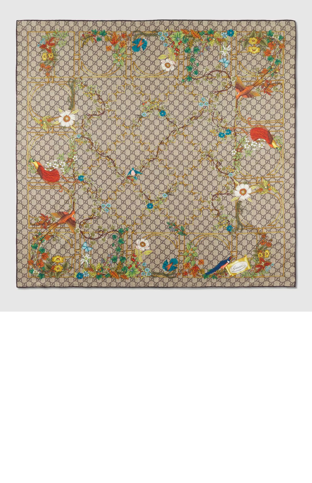 미러급레플리카사이트 | 명품레플리카 전문 쇼핑몰  | 하이퀄 - 프린트 실크 트윌 까레 777066 &gt; 구찌