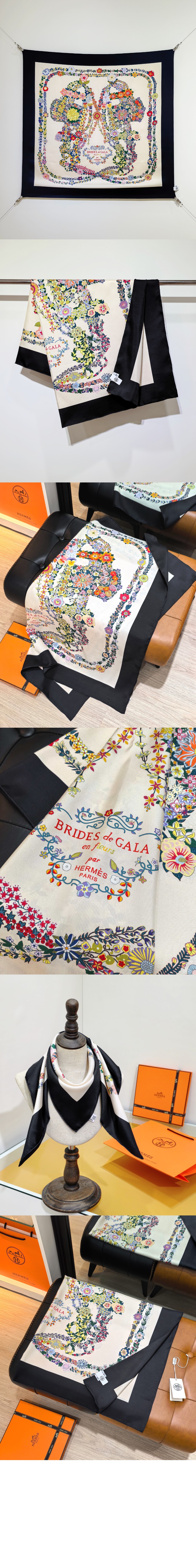 미러급레플리카사이트 | 명품레플리카 전문 쇼핑몰  | 하이퀄 - Brides de Gala en Fleurs 스카프 90 > 에르메스