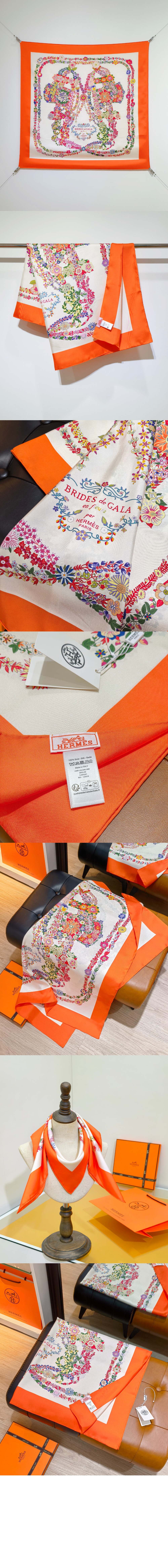 미러급레플리카사이트 | 명품레플리카 전문 쇼핑몰  | 하이퀄 - Brides de Gala en Fleurs 스카프 90 &gt; 에르메스
