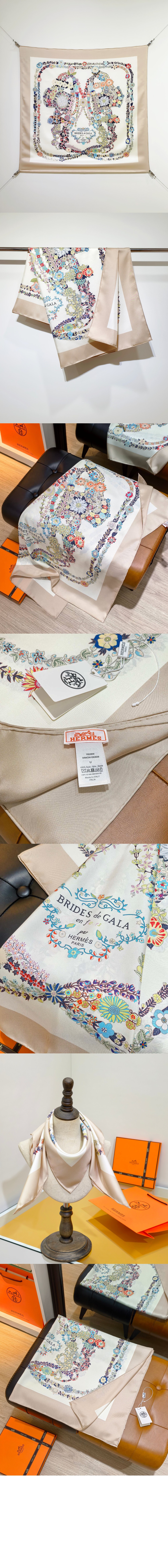 미러급레플리카사이트 | 명품레플리카 전문 쇼핑몰  | 하이퀄 - Brides de Gala en Fleurs 스카프 90 &gt; 에르메스