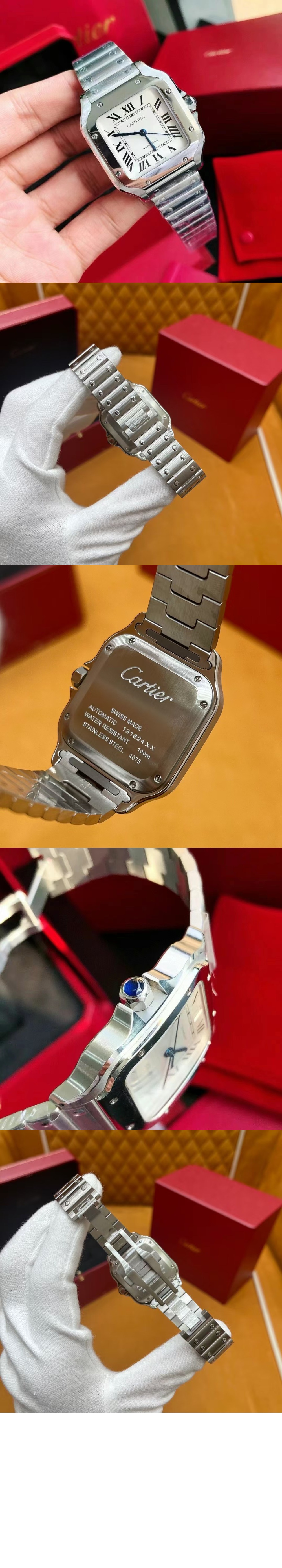 미러급레플리카사이트 | 명품레플리카 전문 쇼핑몰  | 하이퀄 - 산토스 드 까르띠에 42 WSSA0029 &gt; 까르띠에