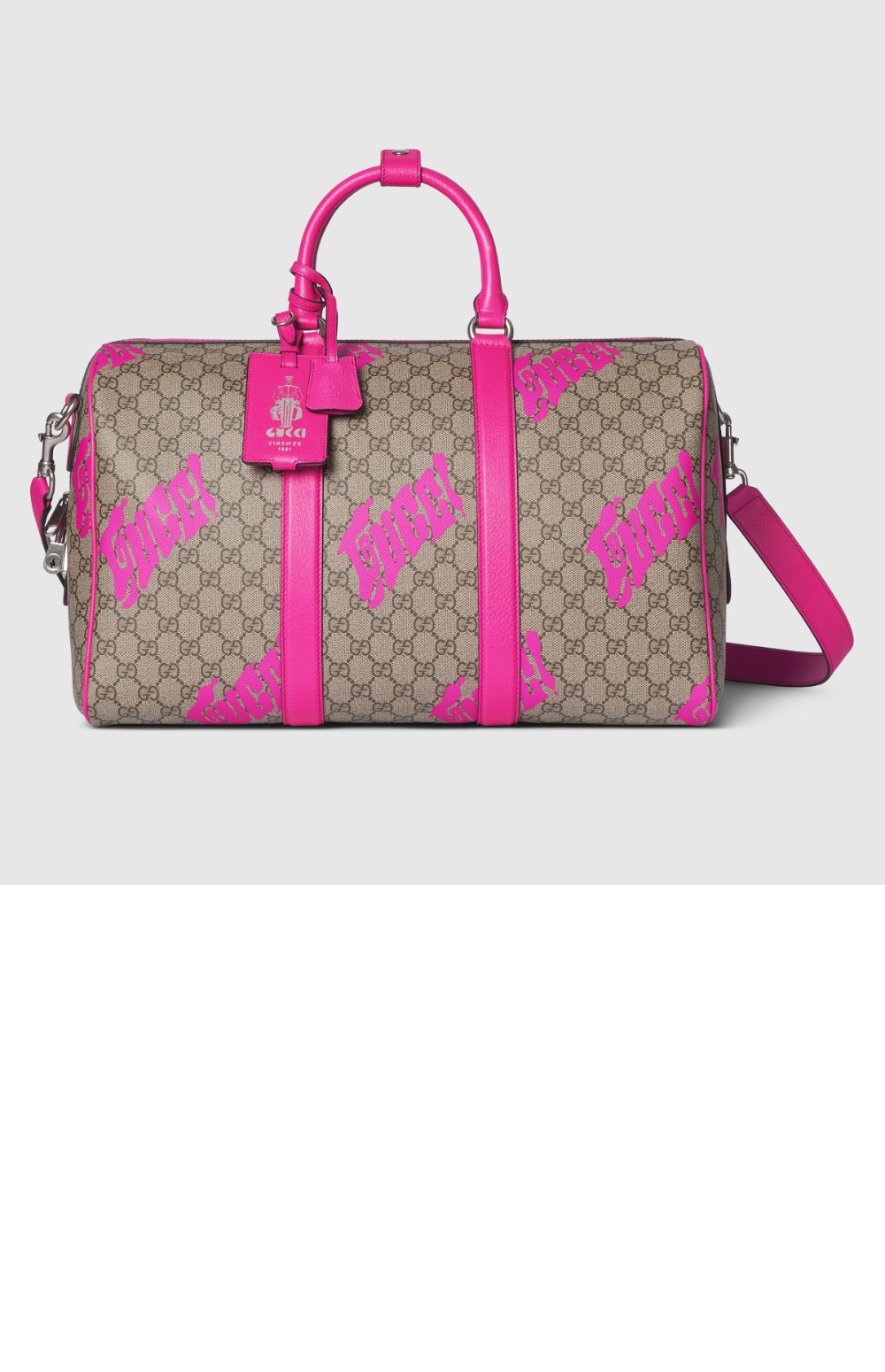 미러급레플리카사이트 | 명품레플리카 전문 쇼핑몰  | 하이퀄 - 프린트 디테일 미디엄 더플백 ‎834962 &gt; 구찌