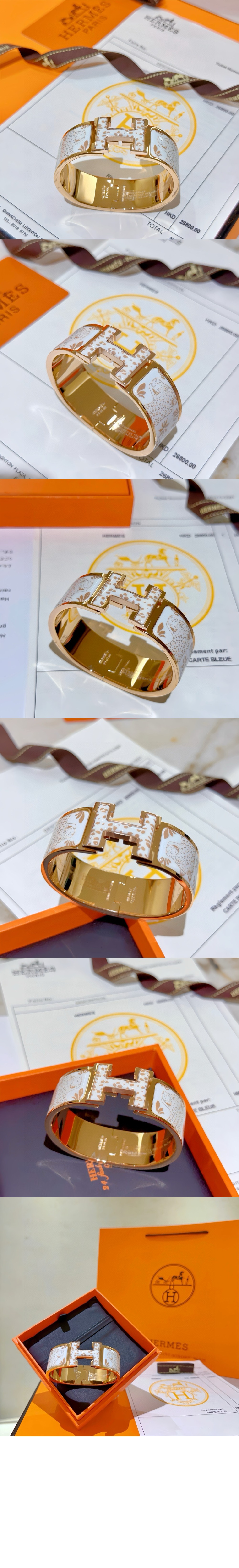 미러급레플리카사이트 | 명품레플리카 전문 쇼핑몰  | 하이퀄 - Clic Clac H Les Leopards 팔찌 &gt; 에르메스