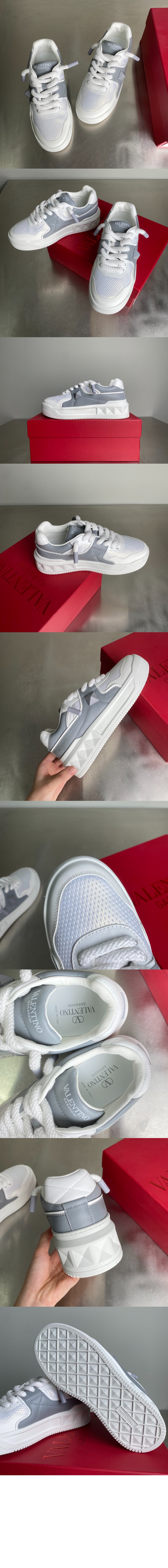 미러급레플리카사이트 | 명품레플리카 전문 쇼핑몰  | 하이퀄 - 퍼포레이티드 나파 가죽 로우탑 원 스터드 XL 스니커즈 &gt; 발렌티노