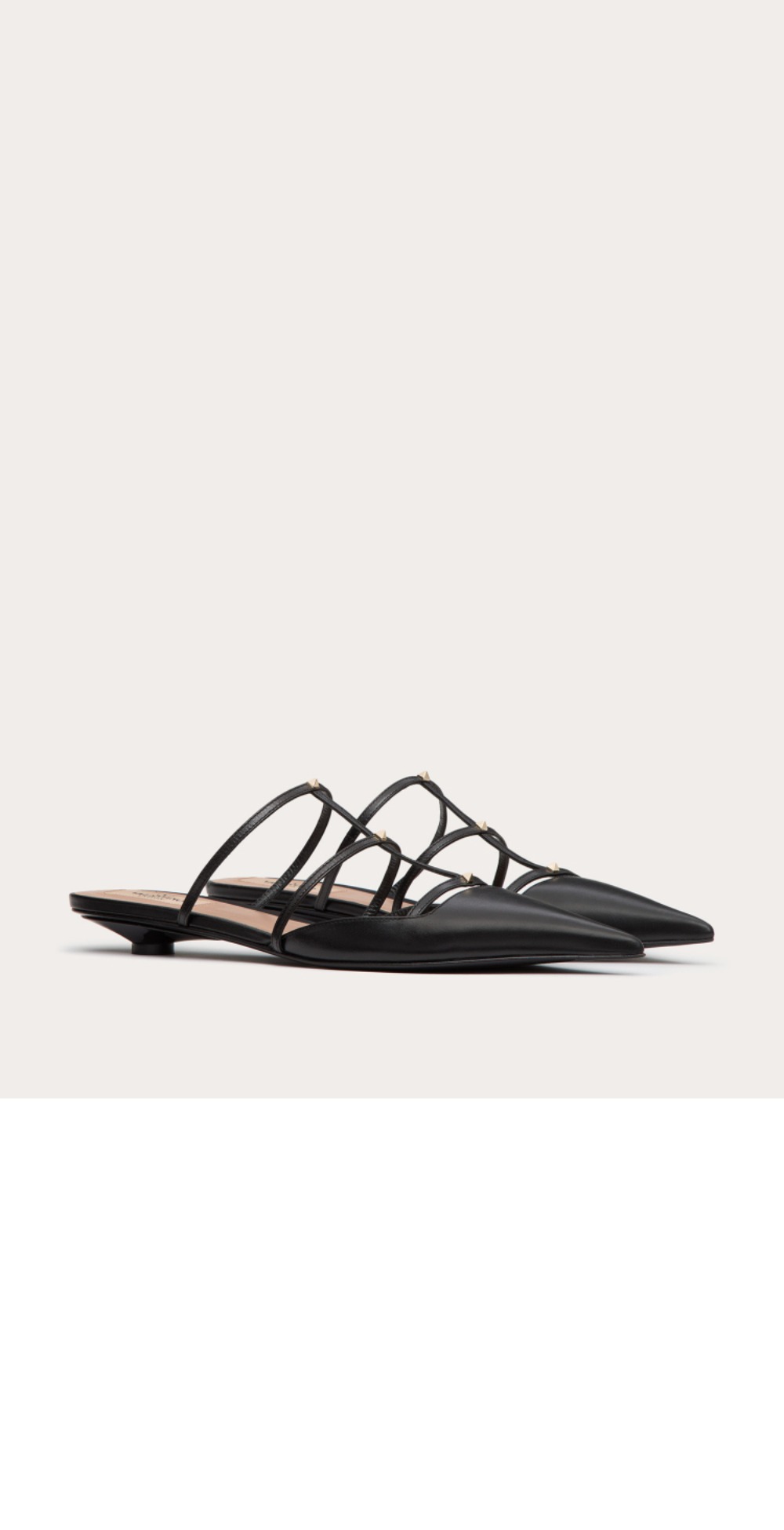 미러급레플리카사이트 | 명품레플리카 전문 쇼핑몰  | 하이퀄 - 락스터드 위스피 카프스킨 힐 뮬 > 발렌티노