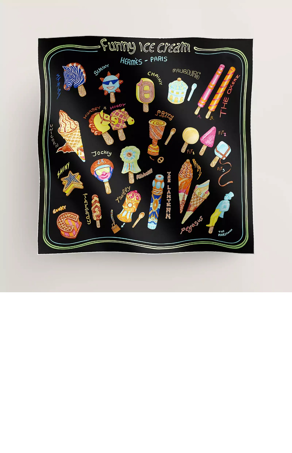 미러급레플리카사이트 | 명품레플리카 전문 쇼핑몰  | 하이퀄 - Funny Ice Cream 스카프 90 &gt; 에르메스