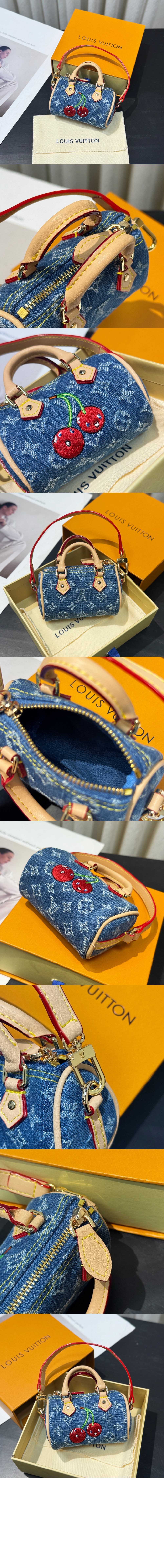 미러급레플리카사이트 | 명품레플리카 전문 쇼핑몰  | 하이퀄 - LV x TM 마이크로 스피디 데님 세리즈 백 참 M02535 &gt; 루이비통