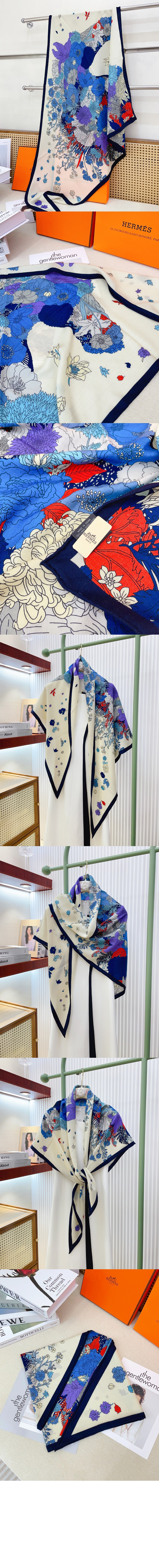 미러급레플리카사이트 | 명품레플리카 전문 쇼핑몰  | 하이퀄 - Gentle Floral Cloak 자이언트 트라이앵글 &gt; 에르메스