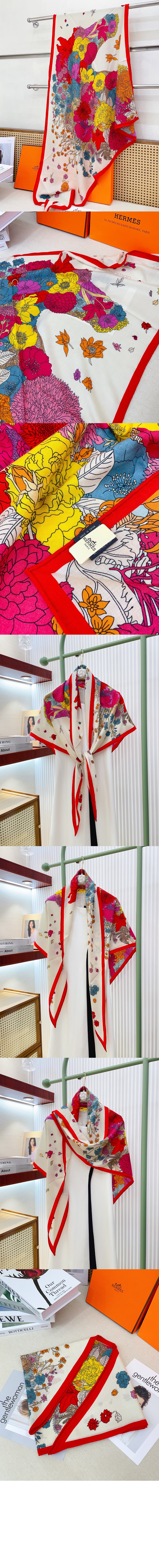 미러급레플리카사이트 | 명품레플리카 전문 쇼핑몰  | 하이퀄 - Gentle Floral Cloak 자이언트 트라이앵글 &gt; 에르메스