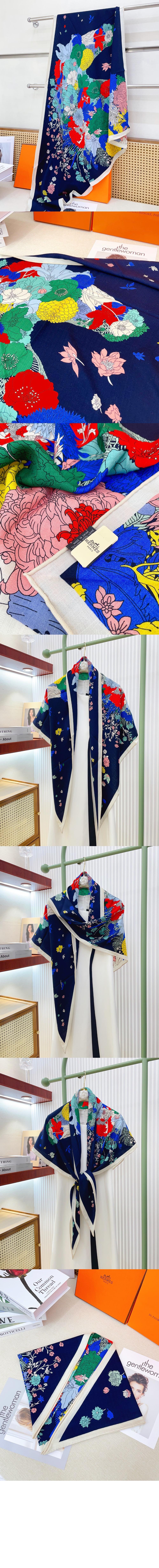 미러급레플리카사이트 | 명품레플리카 전문 쇼핑몰  | 하이퀄 - Gentle Floral Cloak 자이언트 트라이앵글 &gt; 에르메스