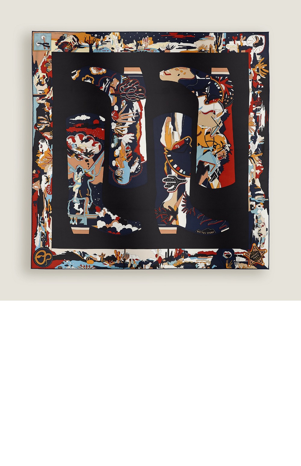 미러급레플리카사이트 | 명품레플리카 전문 쇼핑몰  | 하이퀄 - Bottes Story 스카프 90 &gt; 에르메스