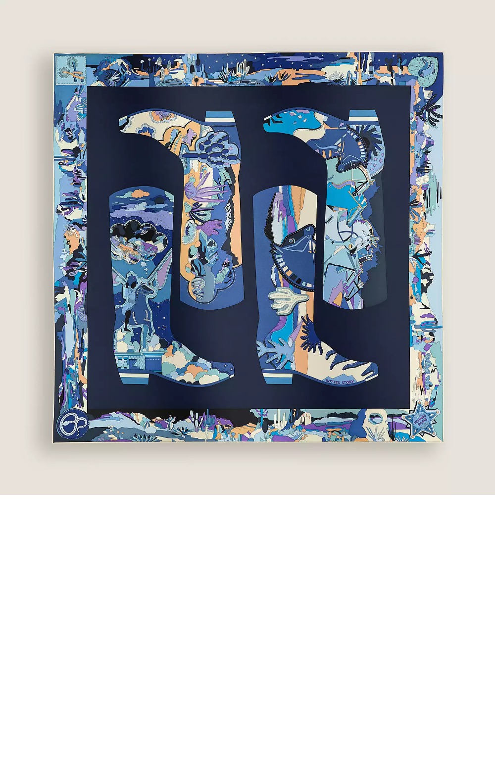 미러급레플리카사이트 | 명품레플리카 전문 쇼핑몰  | 하이퀄 - Bottes Story 스카프 90 &gt; 에르메스