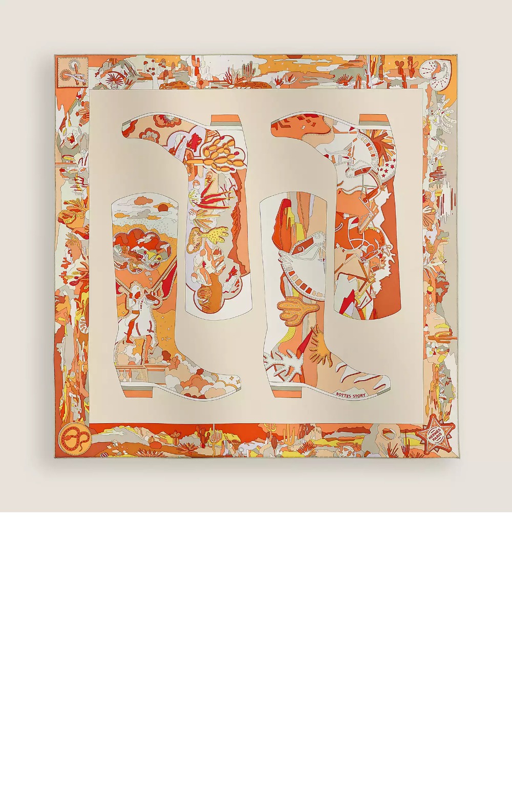 미러급레플리카사이트 | 명품레플리카 전문 쇼핑몰  | 하이퀄 - Bottes Story 스카프 90 &gt; 에르메스