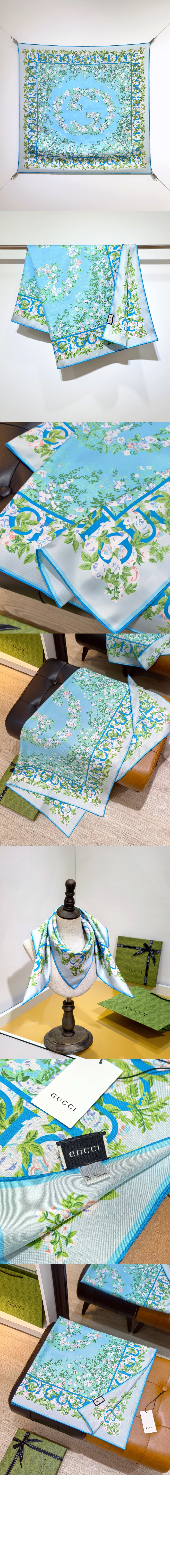 미러급레플리카사이트 | 명품레플리카 전문 쇼핑몰  | 하이퀄 - 프린트 실크 까레 783157 &gt; 구찌