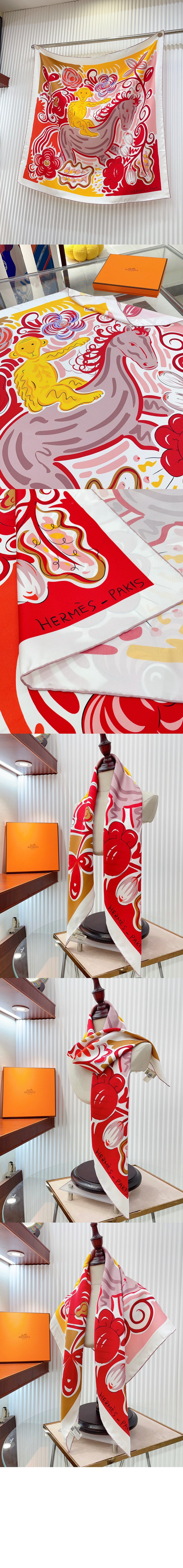 미러급레플리카사이트 | 명품레플리카 전문 쇼핑몰  | 하이퀄 - Le Cheval de Kazumi 스카프 90 &gt; 에르메스