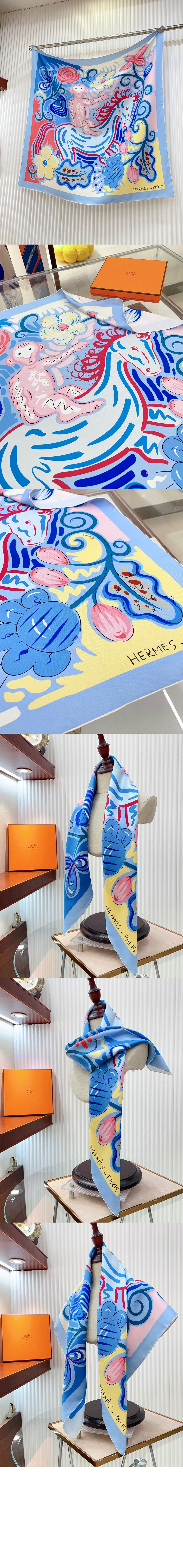 미러급레플리카사이트 | 명품레플리카 전문 쇼핑몰  | 하이퀄 - Le Cheval de Kazumi 스카프 90 > 에르메스