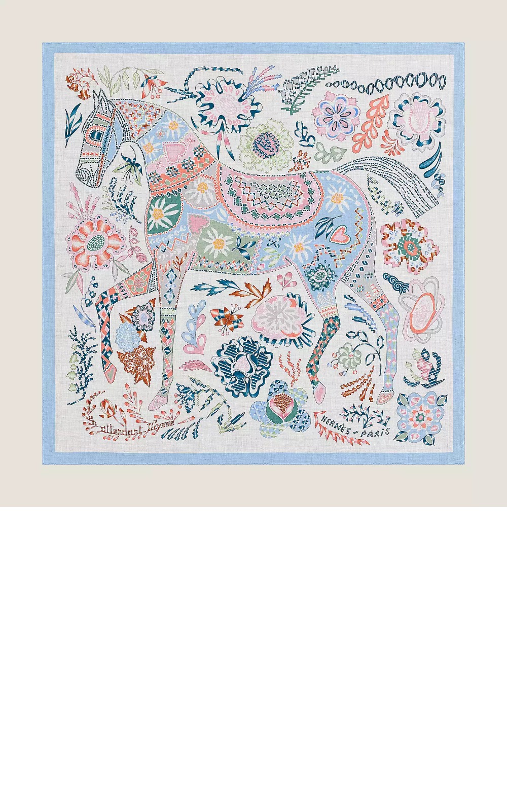 미러급레플리카사이트 | 명품레플리카 전문 쇼핑몰  | 하이퀄 - En Attendant Ulysse 숄 140 &gt; 에르메스