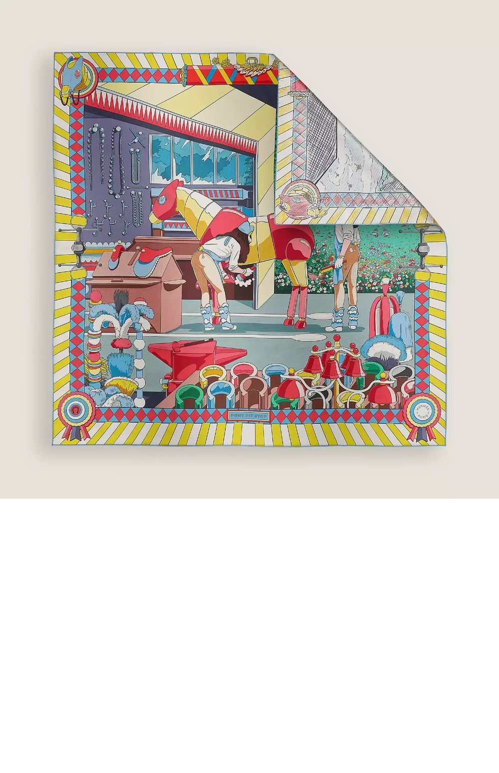 미러급레플리카사이트 | 명품레플리카 전문 쇼핑몰  | 하이퀄 - Pony Pit Stop 더블 페이스 스카프 90 &gt; 에르메스