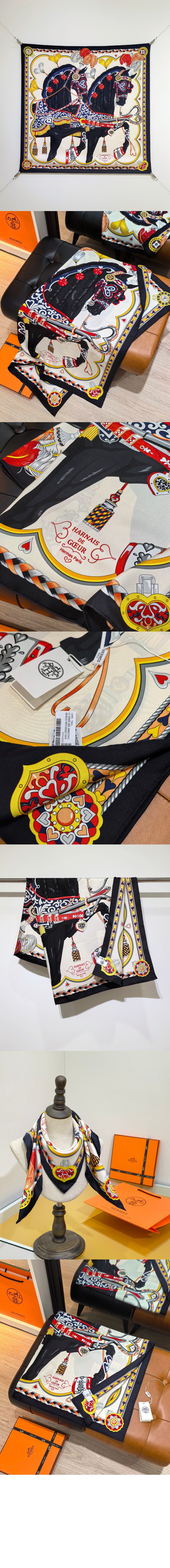 미러급레플리카사이트 | 명품레플리카 전문 쇼핑몰  | 하이퀄 - Harnais de Coeur 스카프 90 &gt; 에르메스