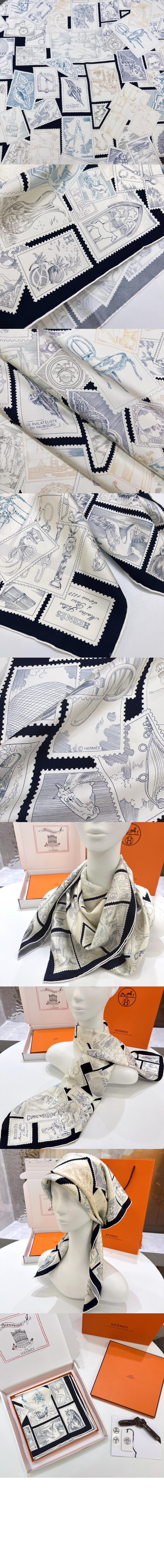 미러급레플리카사이트 | 명품레플리카 전문 쇼핑몰  | 하이퀄 - Le Philateliste du Faubourg 스카프 90 &gt; 에르메스