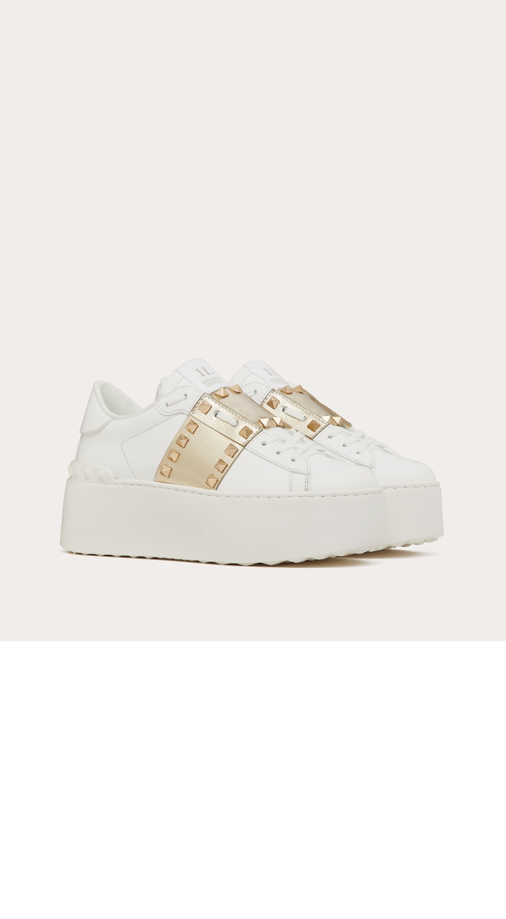 미러급레플리카사이트 | 명품레플리카 전문 쇼핑몰  | 하이퀄 - 락스터드 언타이틀드 메탈릭 스트랩 카프스킨 플랫 &gt; 발렌티노