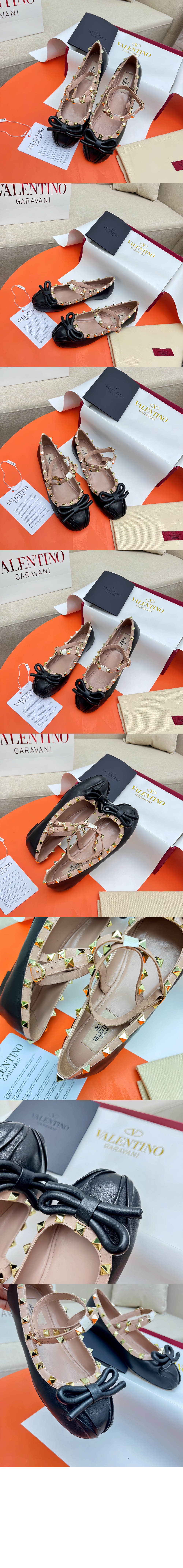미러급레플리카사이트 | 명품레플리카 전문 쇼핑몰  | 하이퀄 - 나파 가죽 락스터드 발레리나 &gt; 발렌티노