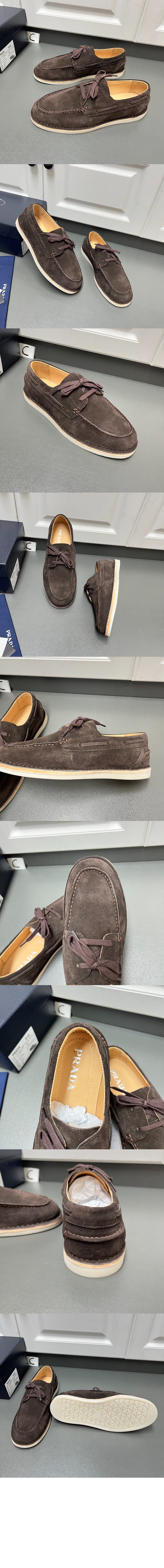 미러급레플리카사이트 | 명품레플리카 전문 쇼핑몰  | 하이퀄 - 스웨이드 레이스업 슈즈 2EC137 &gt; 프라다