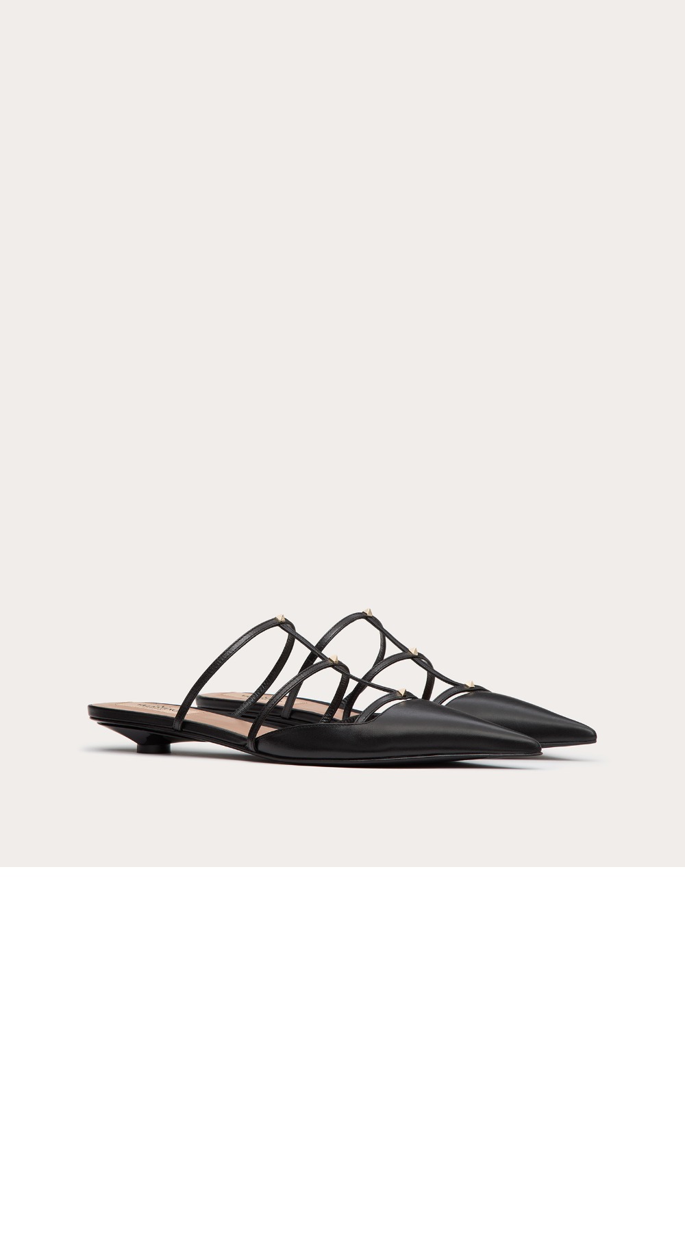 미러급레플리카사이트 | 명품레플리카 전문 쇼핑몰  | 하이퀄 - 락스터드 위스피 송아지 가죽 마이크로 힐 뮬 &gt; 발렌티노