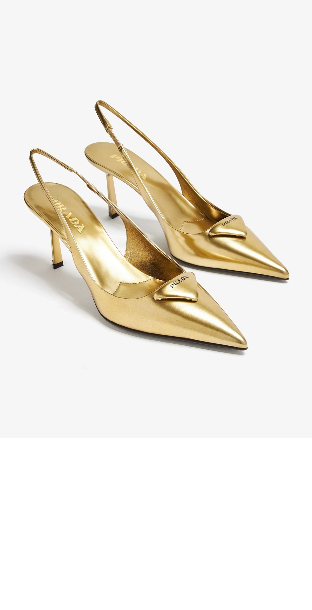 미러급레플리카사이트 | 명품레플리카 전문 쇼핑몰  | 하이퀄 - 페이턴트 가죽 슬링백 펌프스 1I901M &gt; 프라다