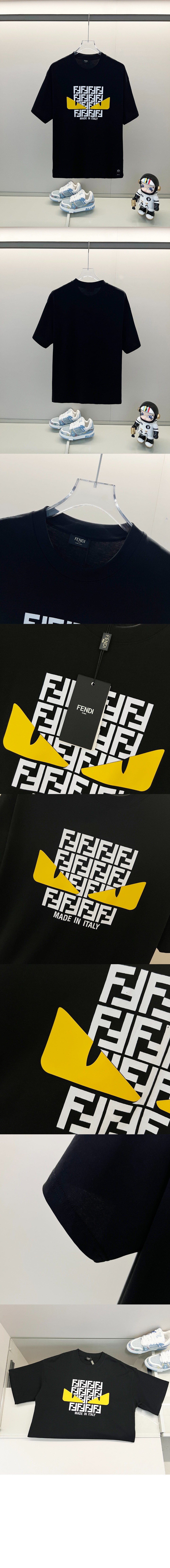 미러급레플리카사이트 | 명품레플리카 전문 쇼핑몰  | 하이퀄 - 몬스터 로고 프린트 반팔 &gt; 펜디