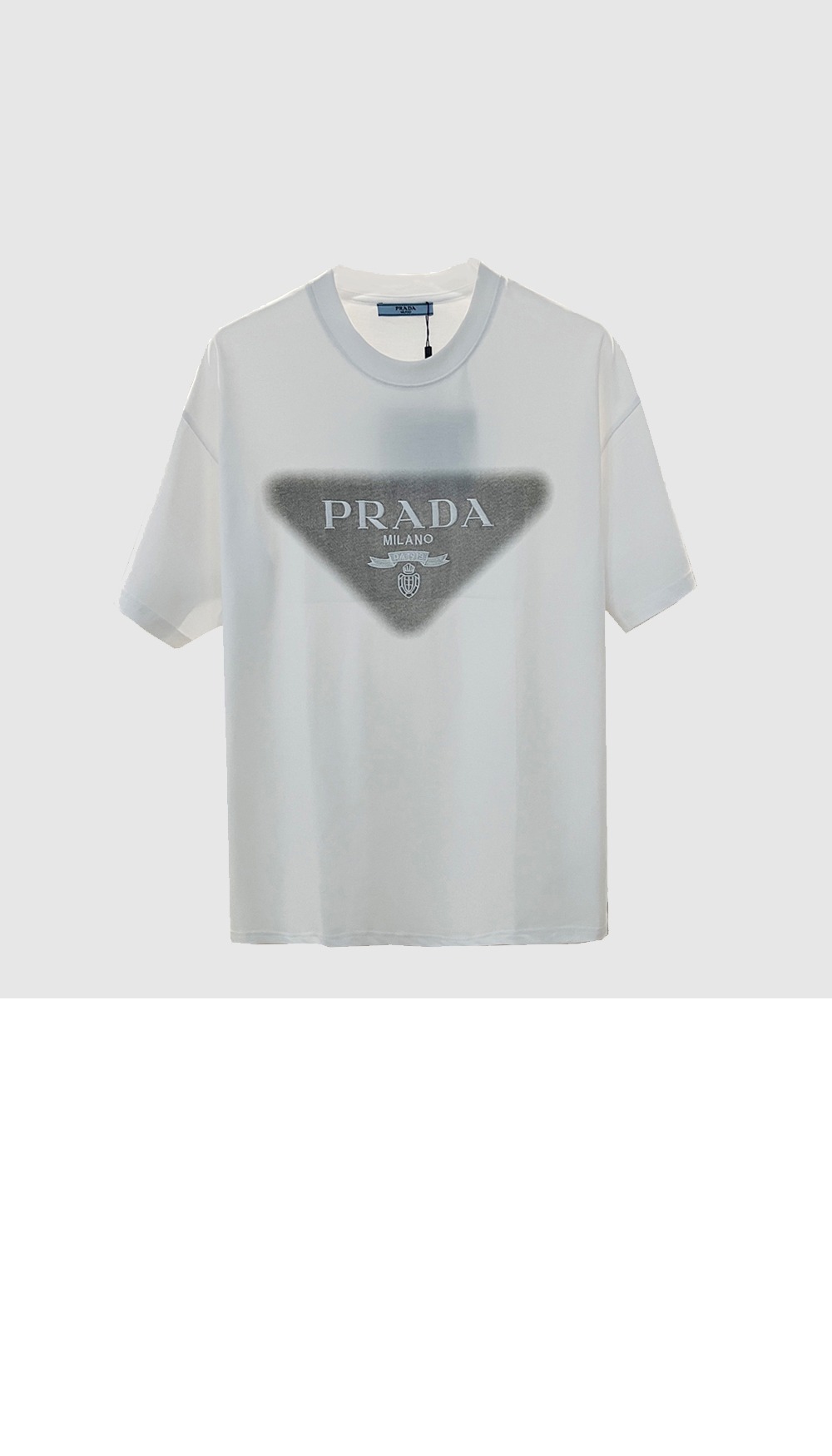 미러급레플리카사이트 | 명품레플리카 전문 쇼핑몰  | 하이퀄 - 로고 프린트 반팔 &gt; 프라다