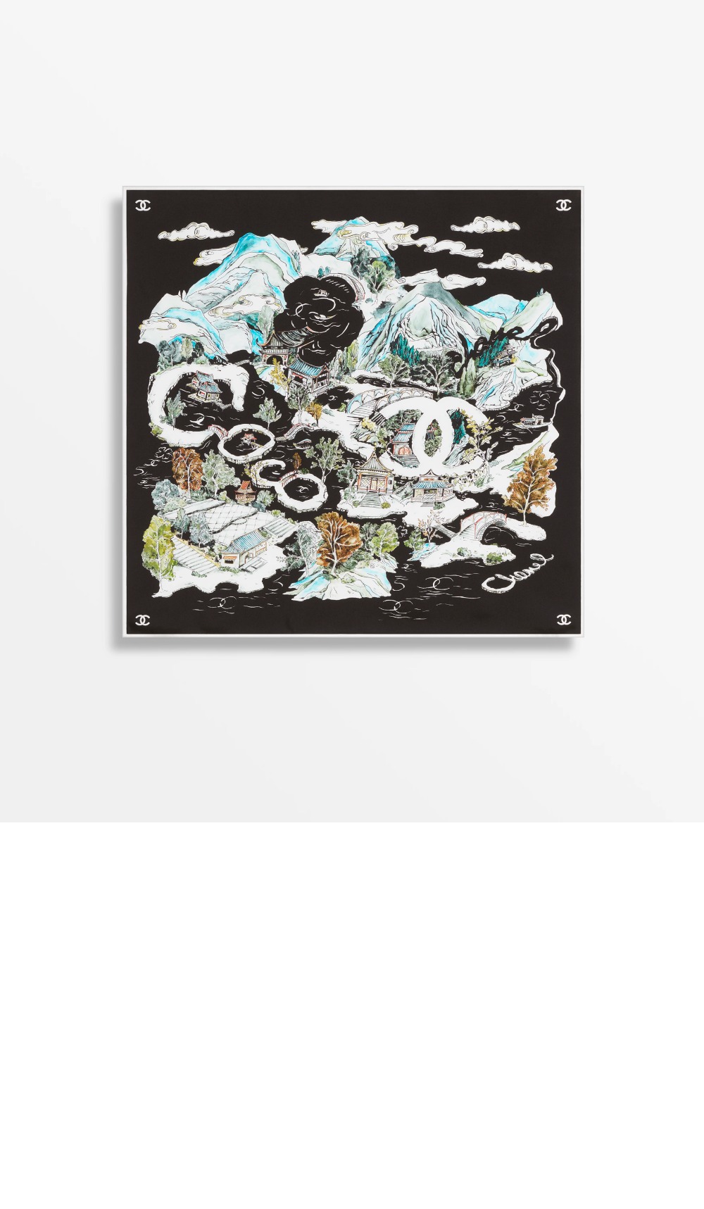 미러급레플리카사이트 | 명품레플리카 전문 쇼핑몰  | 하이퀄 - 스퀘어 스카프 AAB102 &gt; 샤넬