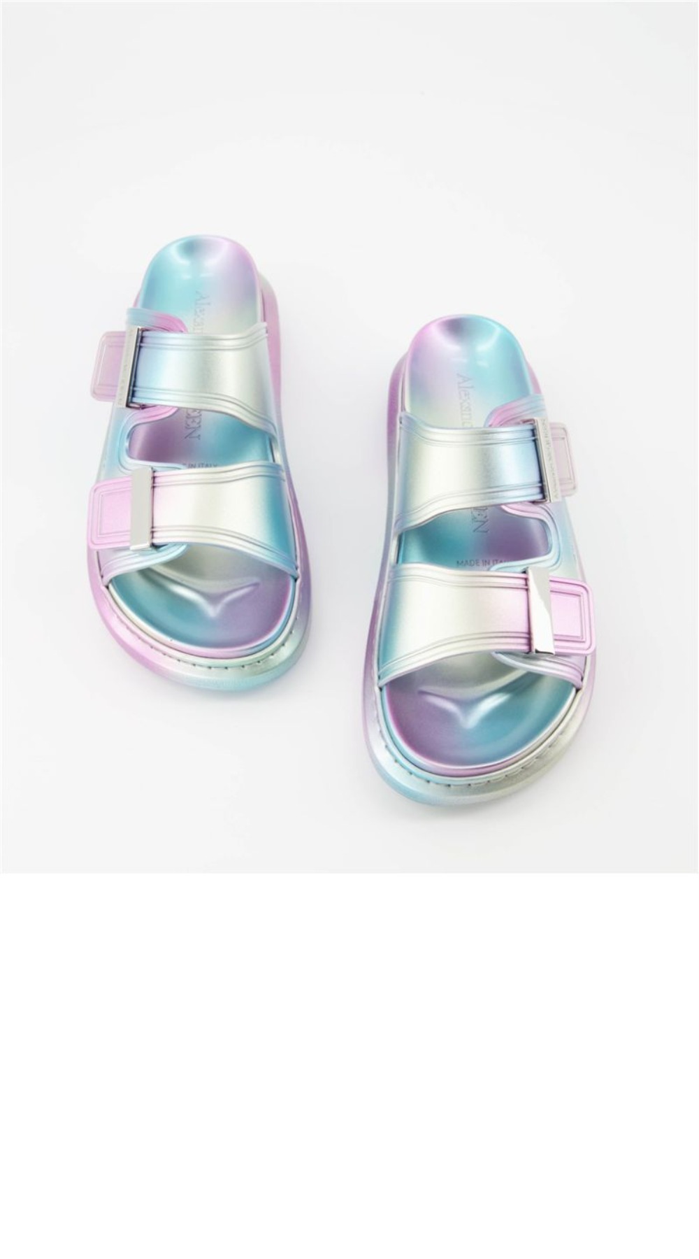 미러급레플리카사이트 | 명품레플리카 전문 쇼핑몰  | 하이퀄 - 하이브리드 이리데슨트 버클 샌들 697095 &gt; 알렉산더맥퀸