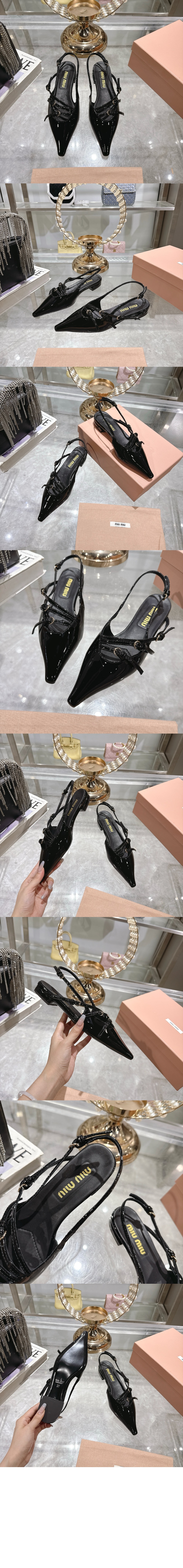 미러급레플리카사이트 | 명품레플리카 전문 쇼핑몰  | 하이퀄 - 가죽 슬링백 발레리나 5F476E &gt; 미우미우