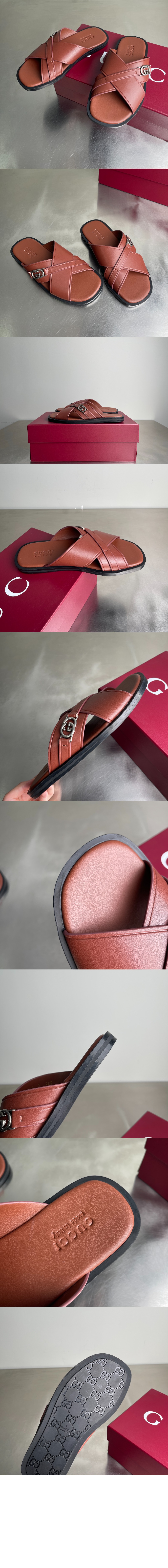 미러급레플리카사이트 | 명품레플리카 전문 쇼핑몰  | 하이퀄 - 인터로킹 G 슬라이드 샌들 831275 &gt; 구찌