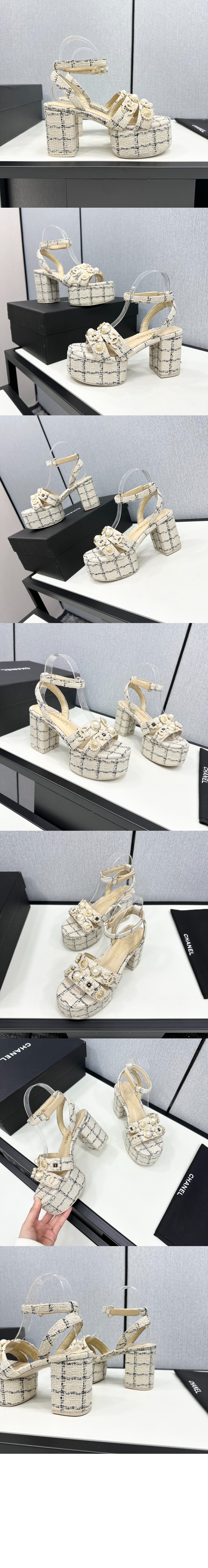 미러급레플리카사이트 | 명품레플리카 전문 쇼핑몰  | 하이퀄 - 트위드 샌들 G46423 &gt; 샤넬