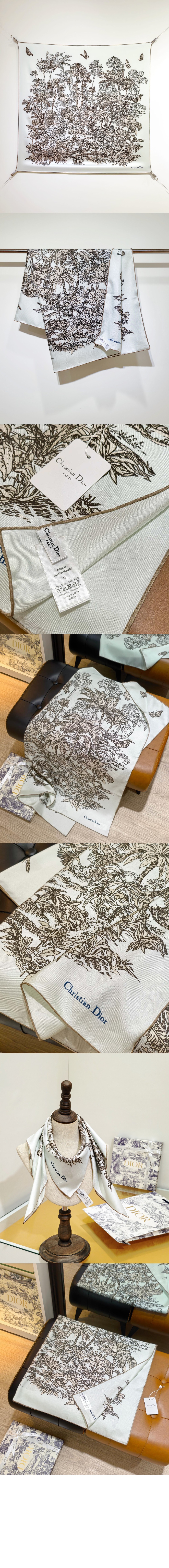 미러급레플리카사이트 | 명품레플리카 전문 쇼핑몰  | 하이퀄 - Dioriviera Toile de Jouy Palms 90 스퀘어 스카프 54JOP &gt; 디올