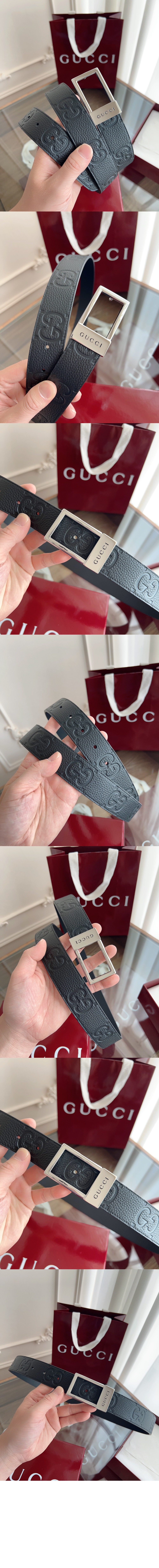 미러급레플리카사이트 | 명품레플리카 전문 쇼핑몰  | 하이퀄 - 렉탱글 버클 포함 리버시블 벨트 ‎820724 &gt; 구찌
