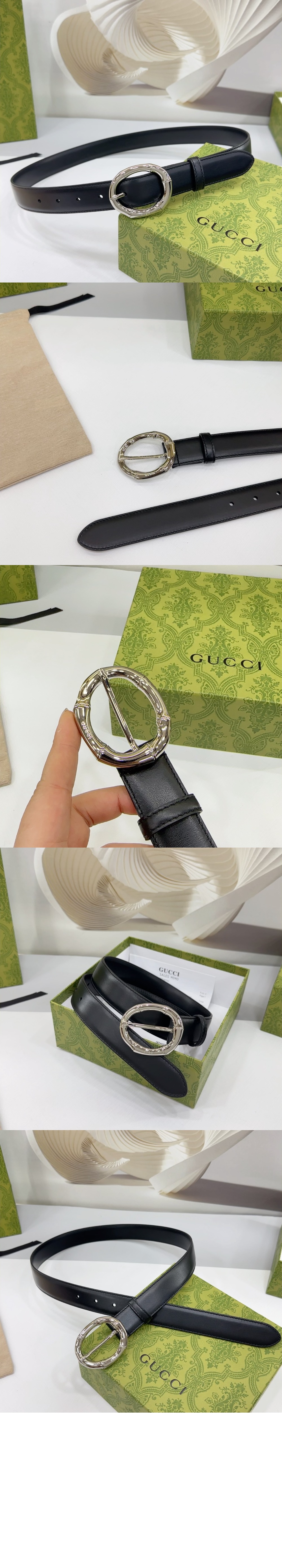 미러급레플리카사이트 | 명품레플리카 전문 쇼핑몰  | 하이퀄 - 대나무 원형 버클 벨트 828270 &gt; 구찌